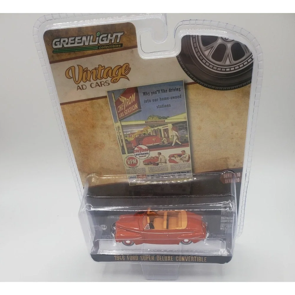 Greenlight 1946 Ford Super Deluxe Convertible 39140 Vintage Ad Cars‎ 1:64